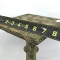 Petit piédestal tourné, colonne en bois pour statue - 2