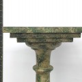 Petit piédestal tourné, colonne en bois pour statue - 3