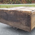 Petite armoire assemblée à poteaux, chevilles de bois et clous forgés, 8 caissons creux   - 13