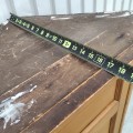 Antique pine corner cupboard, forged nails  - 4