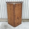 Antique pine corner cupboard, forged nails  - 7