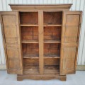 Little pine armoire, cupboard , base and top redone  - 2