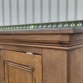 Petite armoire en pin, base et plateau restaurés dans le passé - 3