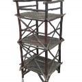 Petite étagère rustique en bois, bibliothèque - 5
