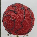 Vintage lamp with spaghetti shade  - 2