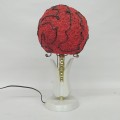 Vintage lamp with spaghetti shade  - 3