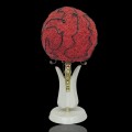 Vintage lamp with spaghetti shade  - 1