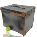 Vintage little leather trunk - 5