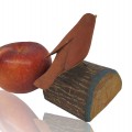 Wooden folk art carved bird, Gaspésie - 2