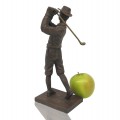 Petite statuette de golf, régule décorative  - 2