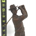 Petite statuette de golf, régule décorative  - 3