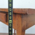Petite table antique avec tiroir (tiroir refait dans le passé) - 4