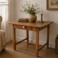Petite table en bois avec tiroir à traverse - 2