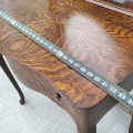 Petite table coiffeuse, maquilleuse, bureau avec miroir pivotant  - 3