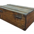 Antique wooden suitcase  - 3