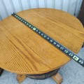 Wooden barrel coffee tables and stool  - 3