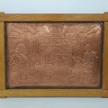 Copper plate with relief, signed Albert Nadeau - 5