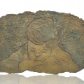 Wall bronze plate work of art - 1