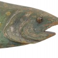 Lovely wooden folk art trout fish - 4