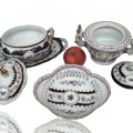 Fine decorative porcelain with gold accents — antique dishware, limoge - 2