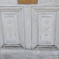 Antique carved door with glass, lovely patina, unique character - 6