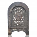 Antique cast iron fireplace door - 1