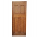 Wooden house 4 panels door - 1