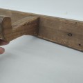 Porte-manteau rustique,crochets muraux en bois, fait à la main  - 3