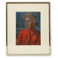 Portrait de l'artiste peintre Marc Aurèle Fortin, lithographie   - 1