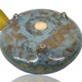 Poterie de Pierrefonds, céramique, plat sur pieds, vaisselle  - 3