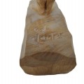 Poule et coq sculptés en bois, sculptures art populaire  - 4