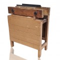 Antique wooden carpenter’s workbench, press - 7