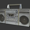 C7 Sanyo boom box vintage radio  - 1