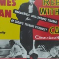Rebel without a cause original vintage movie poster with James Dean - 6