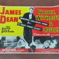 Rare affiche originale du film Rebel without a cause, poster de James Dean   - 7