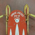 Rare luge space rocket xs-17 orbit control, traîneau pour enfant, sled - 3