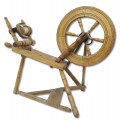 Little wool spinning wheel  - 1