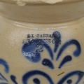 Rare stoneware crock signed E.L. Farrar, St-Johns  - 2