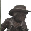 Victorian metal statue  - 2
