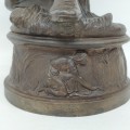 Victorian metal statue  - 6