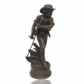 Victorian metal statue  - 1