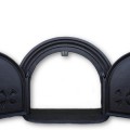 Cast iron bread oven door (reproduction) - 8