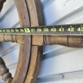 Vintage boat ship wheel rudder - 3