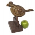Sculpture art populaire, art naïf, oiseau sculpté  - 2