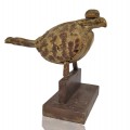 Sculpture art populaire, art naïf, oiseau sculpté  - 1