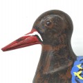 Folk art duck sculpture - 3