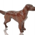 Sculpture art populaire, chien sculpté en bois  - 2