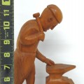 Blacksmith folk art sculpture aigned A.G.  - 5