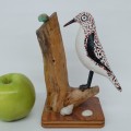 Folk art carved bird  - 4