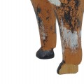 Little wooden carved folk art pig by Felicien Levesque  - 4